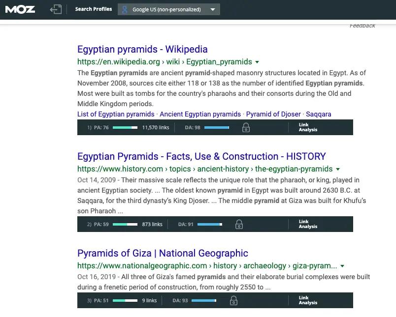 seo website competitive analysis