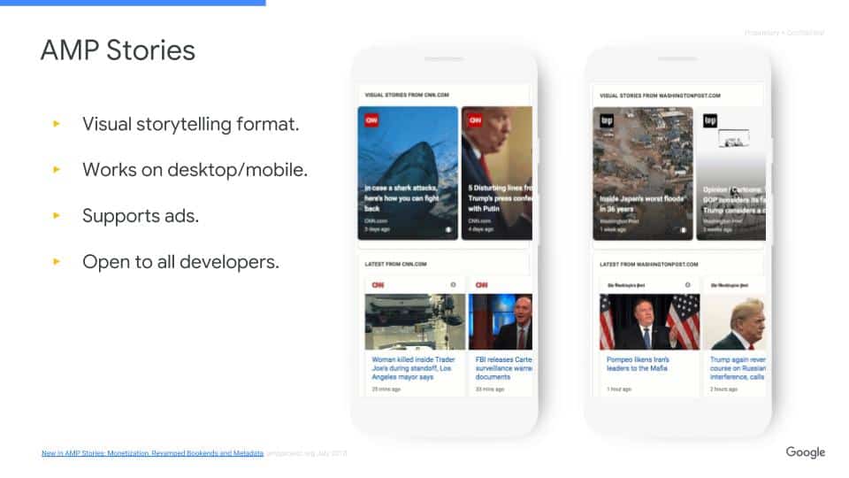 google amp project website traffic