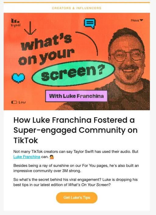 Image in 6 Newsletter Ideas for Content Creators to Keep Subscribers Happy