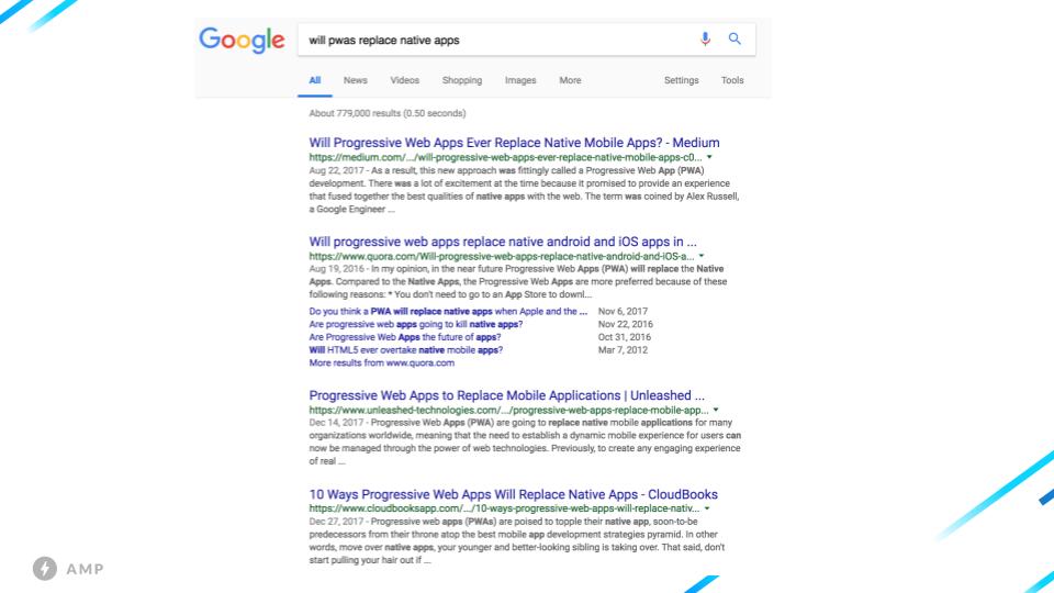 will pwas replace apps?