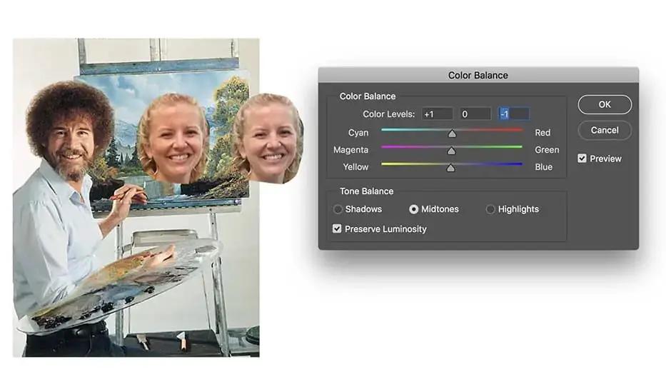 How to use the Opacity and Color Balance tools in Photoshop