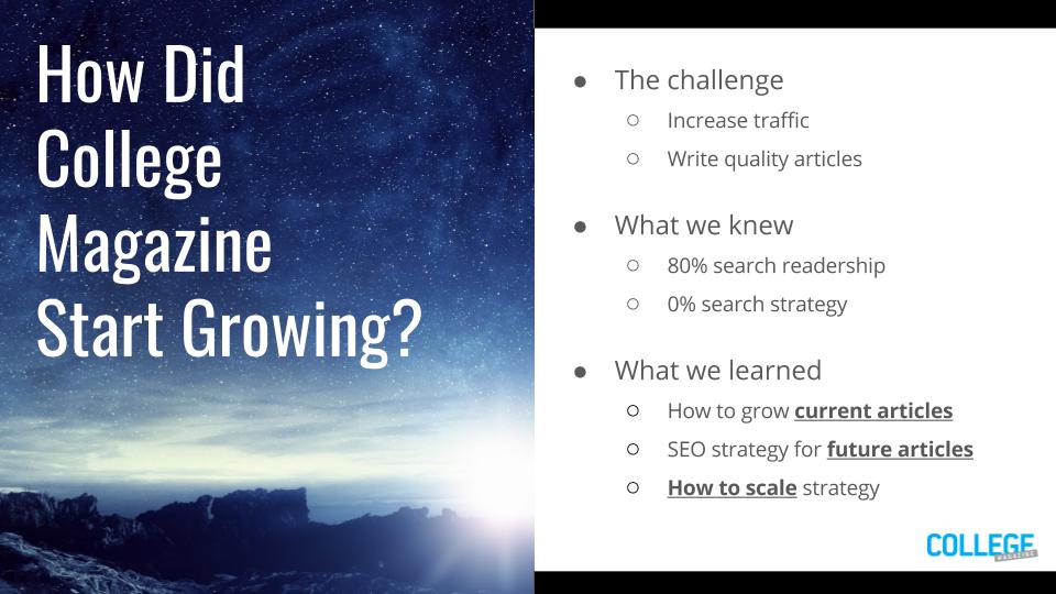 traffic increase organic