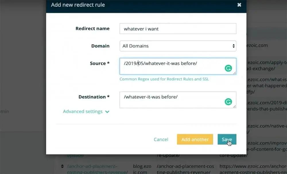 redirect wordpress urls seo