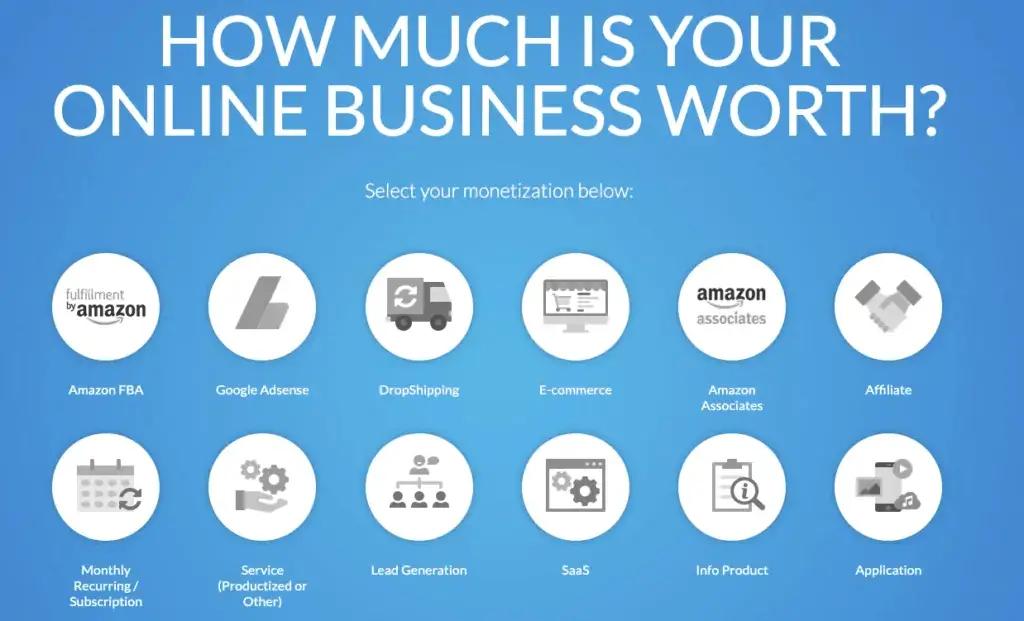 website valuation