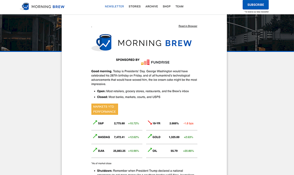 newsletter content creation