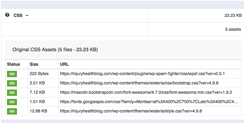 critical CSS rendering path