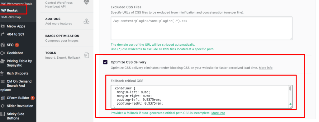 loading critical CSS last