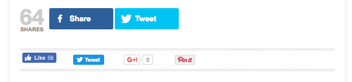 shareable content buttons - sharable content