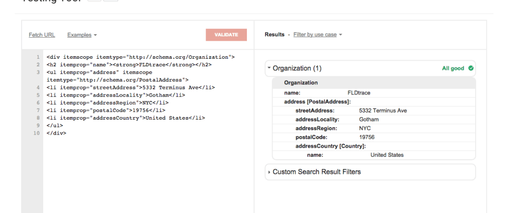 rich data markup traffic